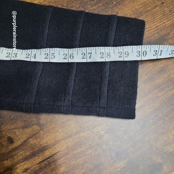 St Johns Bay Double Breasted Peacoat LP Wool Cashmere Blend Preppy Quiet Luxury - Picture 11 of 13